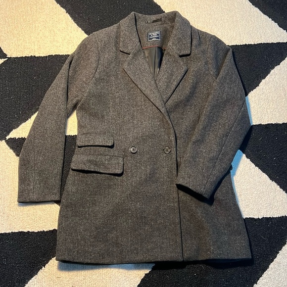 Abercrombie Wool Coat - Picture 1 of 4